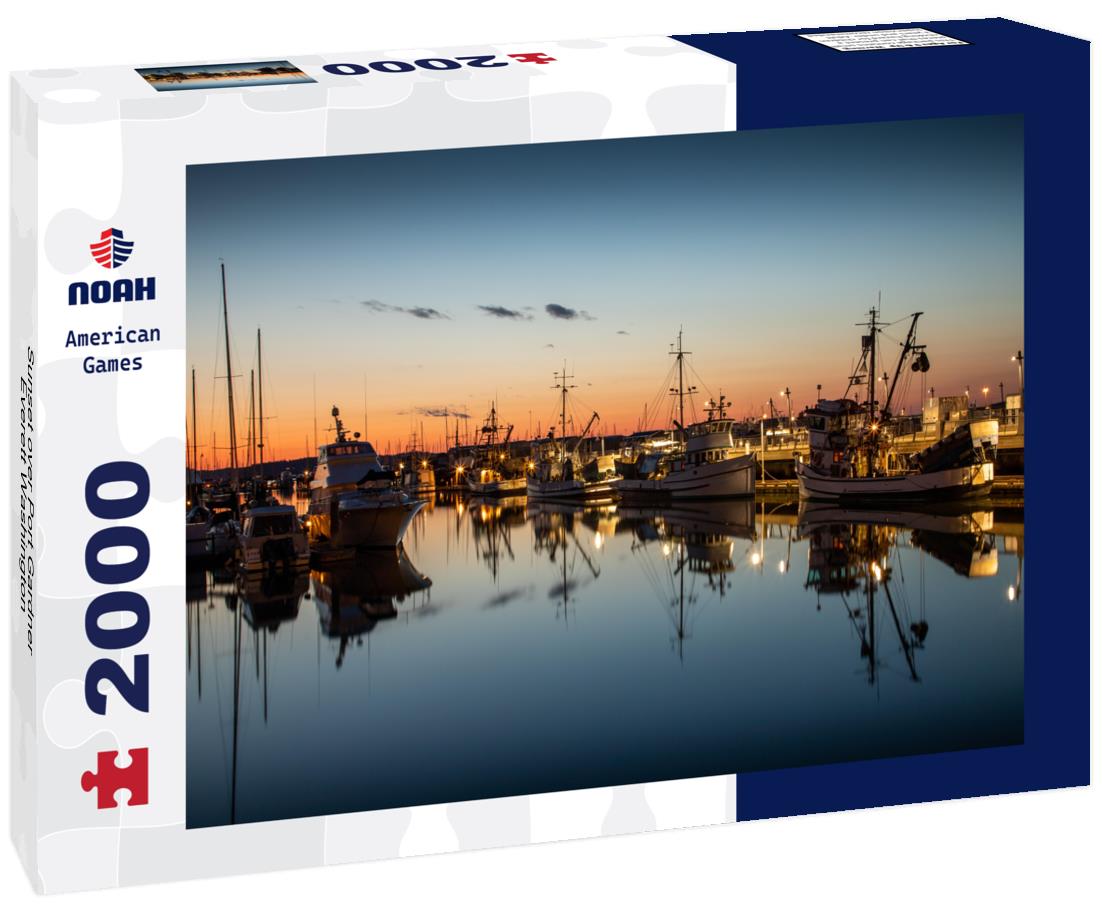 Sunset over Port Gardner Everett Washington 2000pc Puzzle
