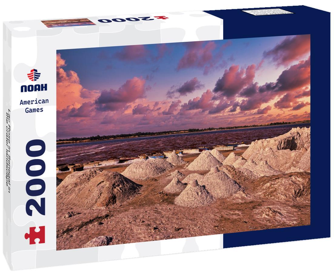 Lac Rose in Senegal in the crater landscape 2000pc Puzzle