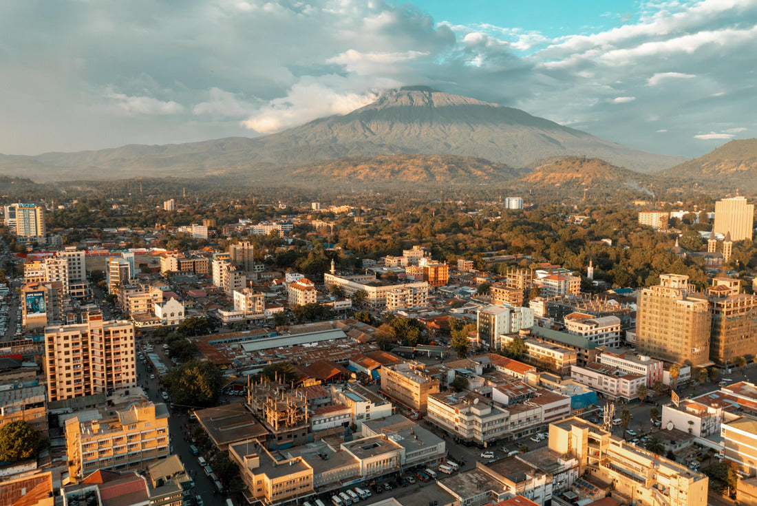 Aerial view of the city of Arusha, Tanzania 2000pc Puzzle