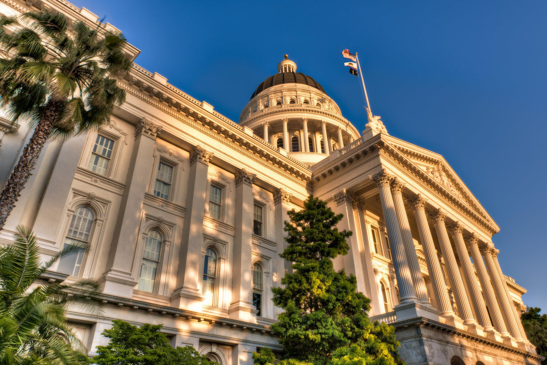 California State Capitol Lit by Setting Sun 2000pc Puzzle