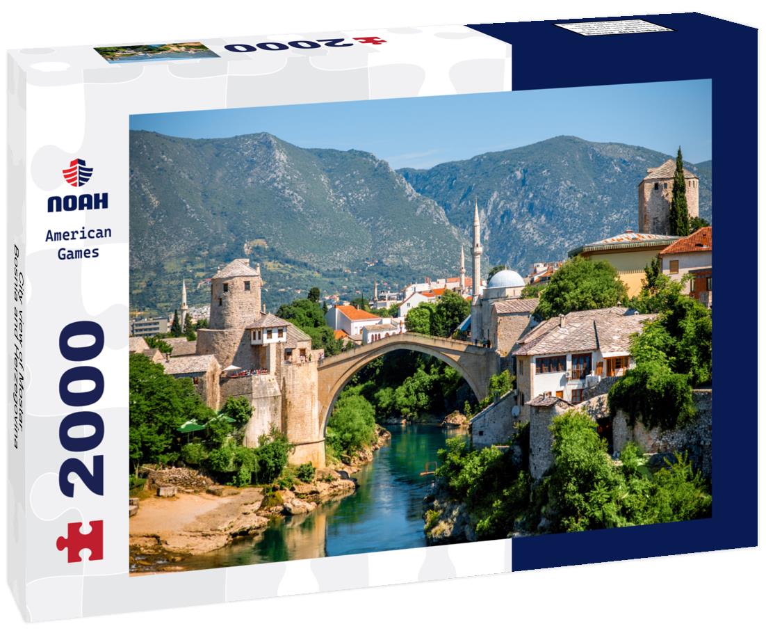 City view of Mostar, Bosnia and Herzegovina 2000pc Puzzle