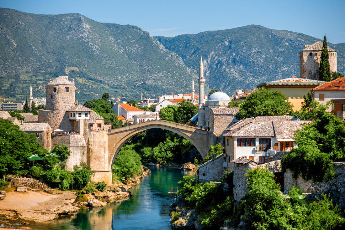 City view of Mostar, Bosnia and Herzegovina 2000pc Puzzle