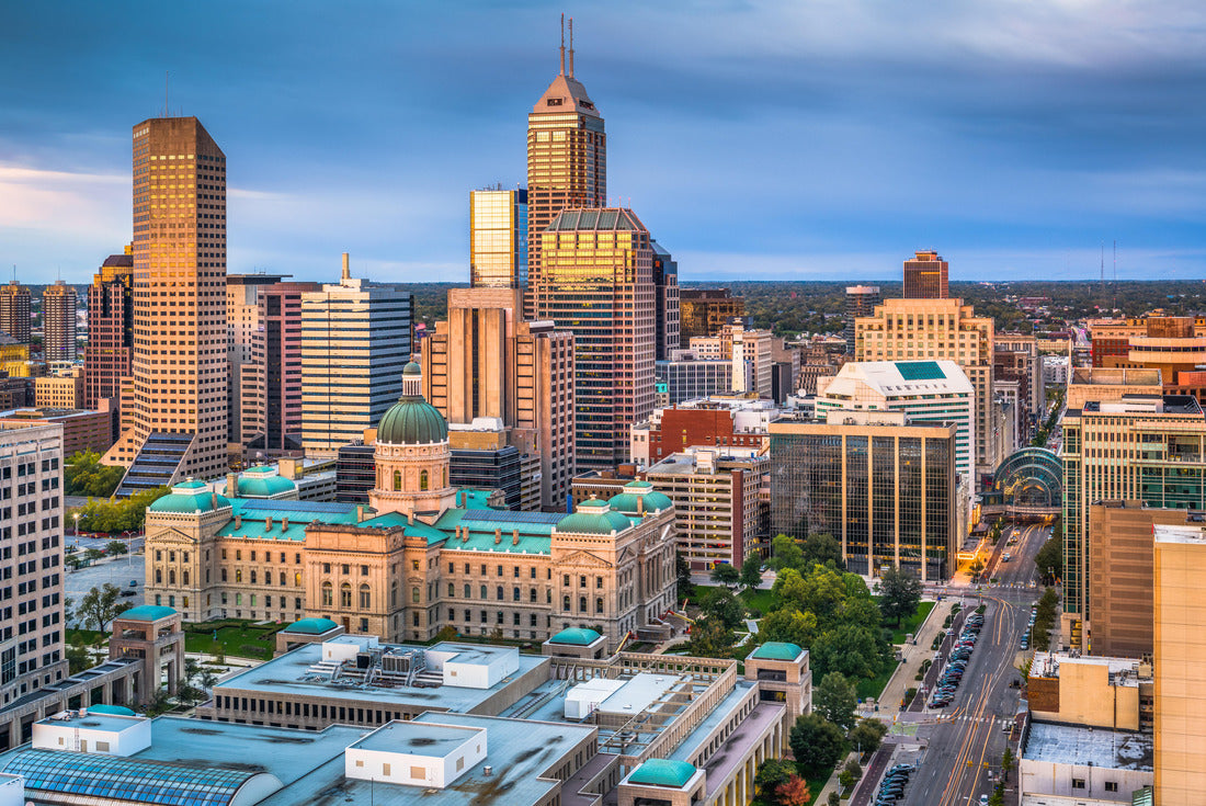 Noah Jigsaw Puzzle Indianapolis, Indiana, USA Downtown Skyline 2000 pieces