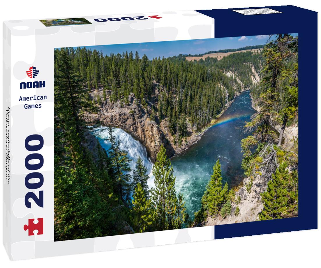 Upper waterfalls of the Yellowstone Canyon 2000pc Puzzle