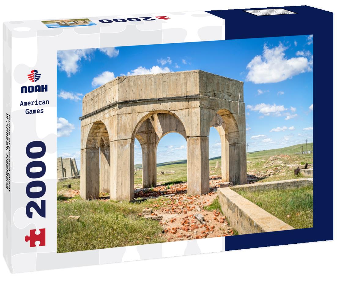 Ruins of potash plant in Antioch, Nebraska 2000pc Puzzle
