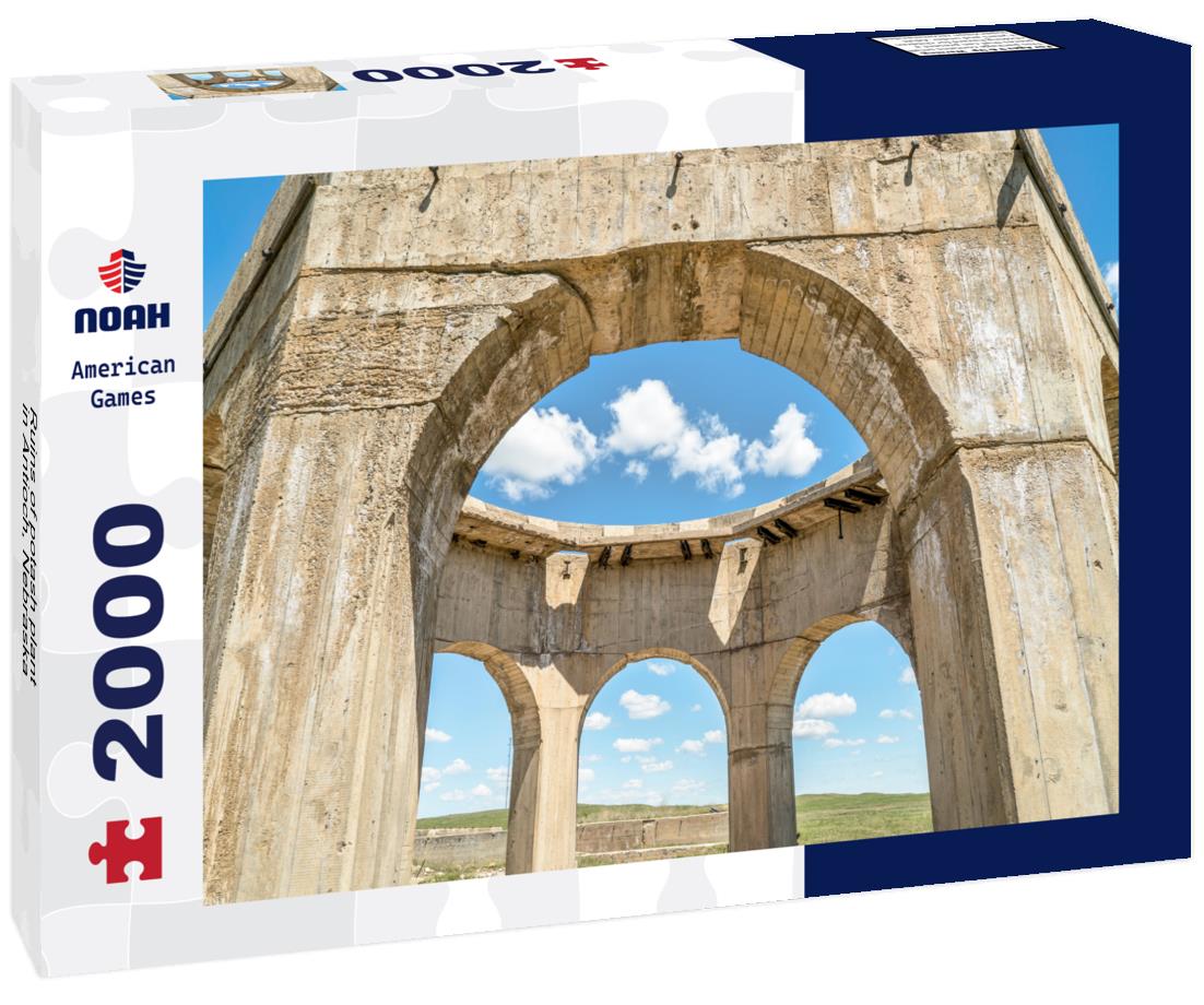 Ruins of potash plant in Antioch, Nebraska 2000pc Puzzle