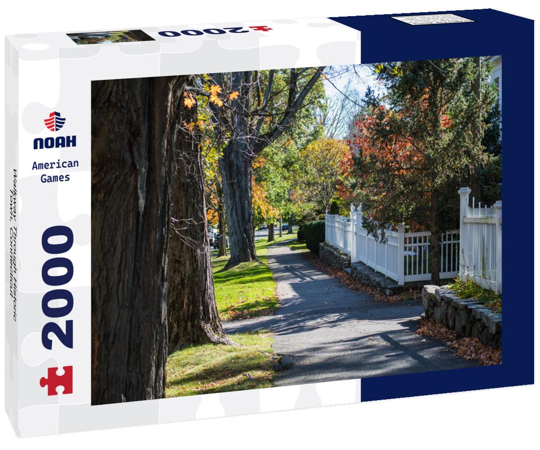 Walkway Through Historic Town, Connecticut 2000pc Puzzle