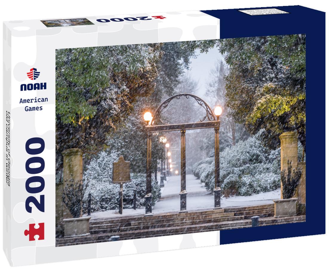 University of Georgia old campus in winter 2000pc Puzzle