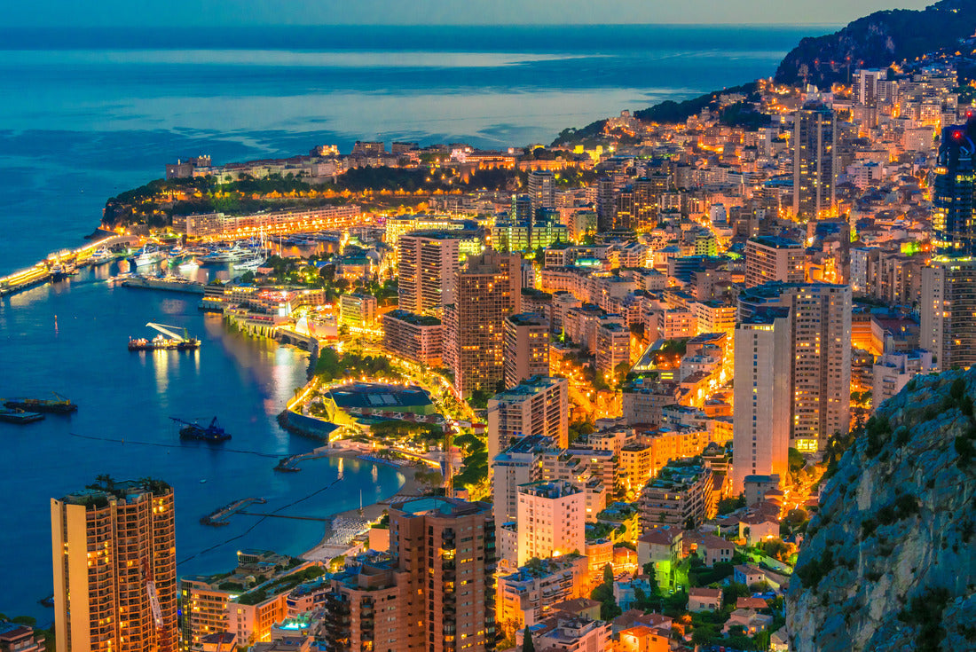 the city of Monaco. French Riviera 2000pc Puzzle