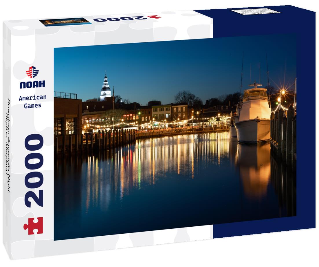 Downtown Annapolis Night Skyline, Maryland 2000pc Puzzle