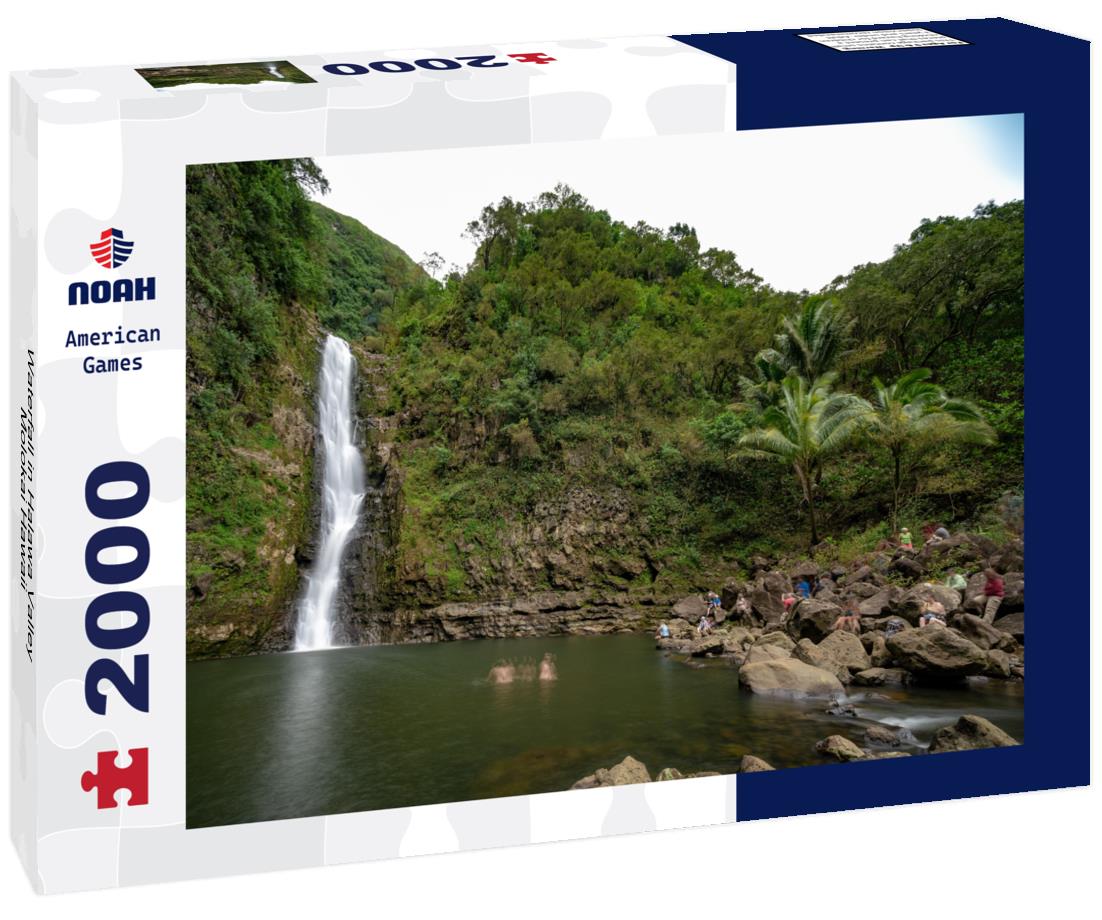 Waterfall in Halawa Valley, Molokai Hawaii 2000pc Puzzle