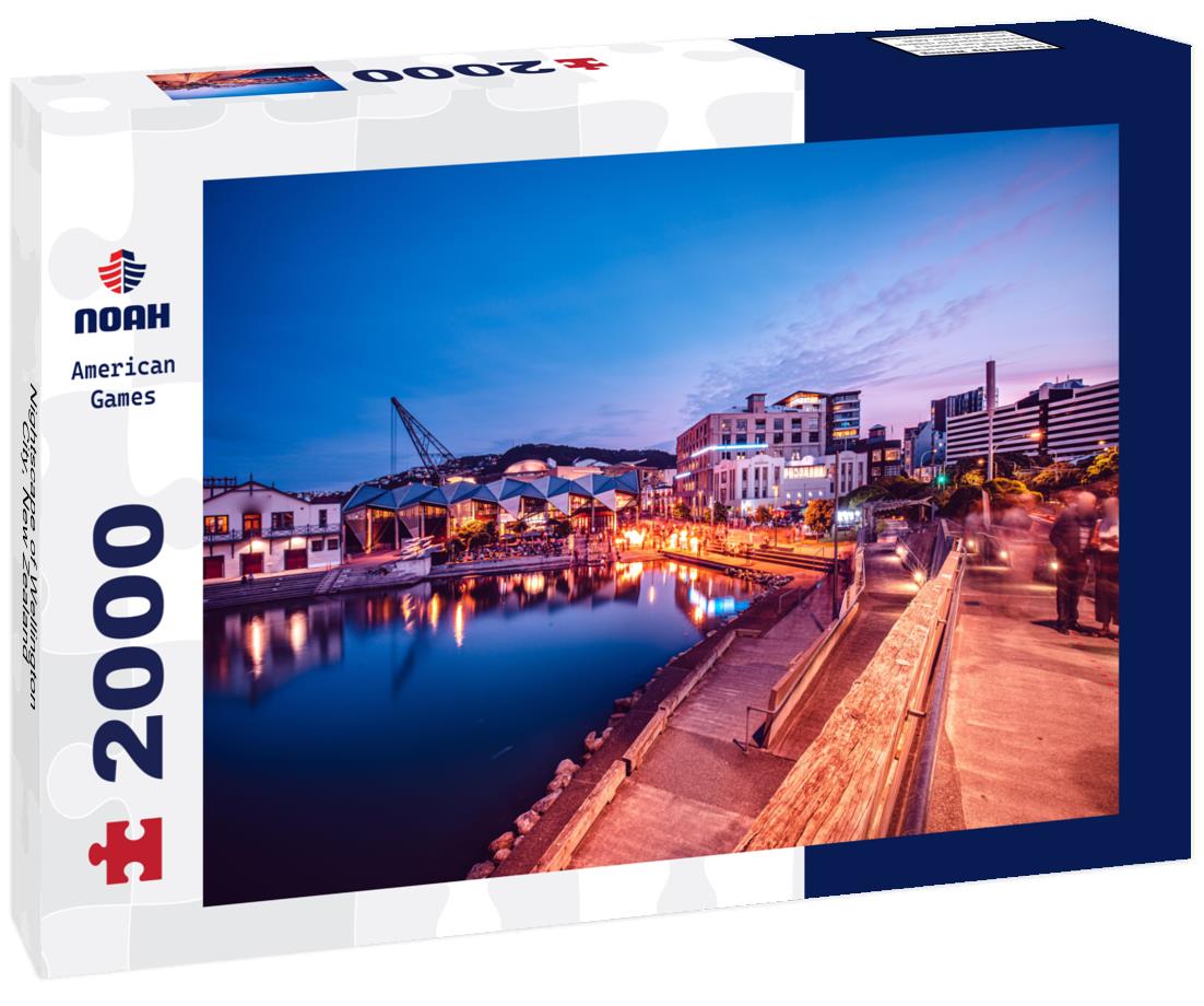Nightscape of Wellington City, New Zealand 2000pc Puzzle