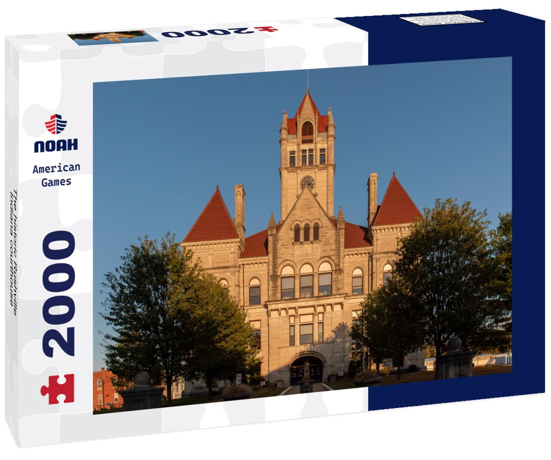 The historic Rushville, Indiana courthouse 2000pc Puzzle