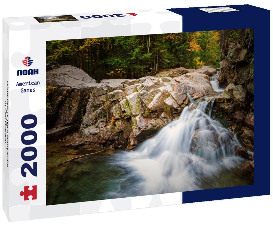 Waterfalls of New Hampshire in Fall Season 2000pc Puzzle