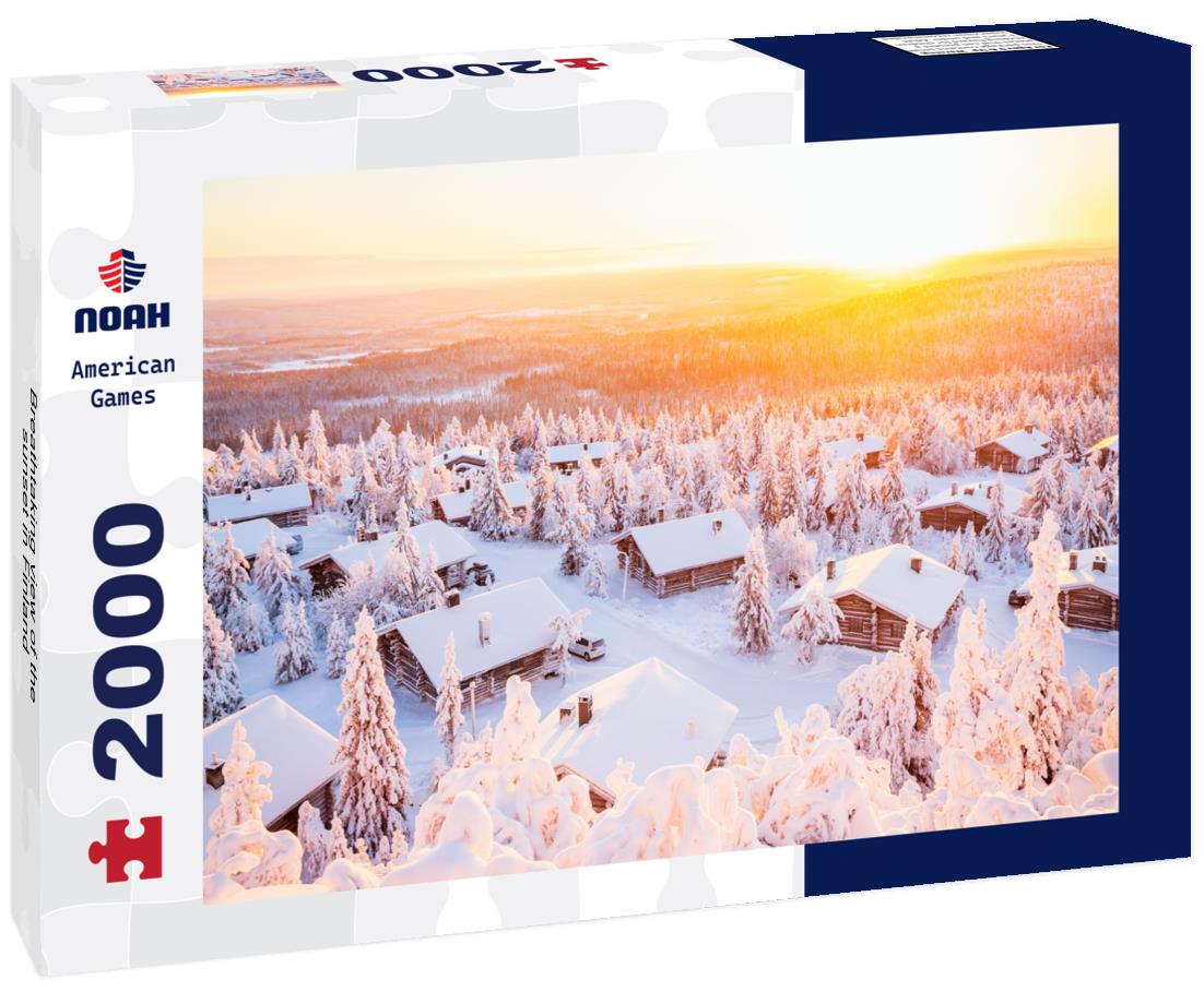 Breathtaking view of the sunset in Finland 2000pc Puzzle