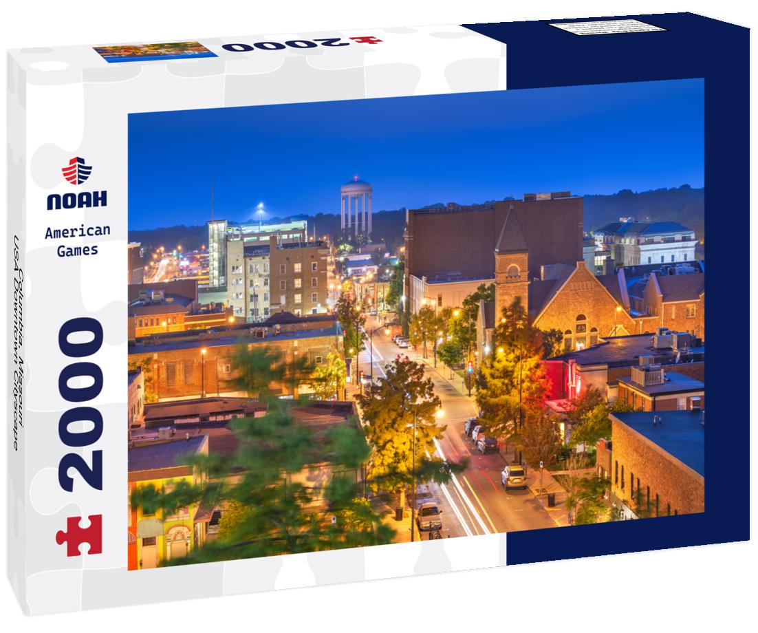 Columbia, Missouri, USA Downtown Cityscape 2000pc Puzzle