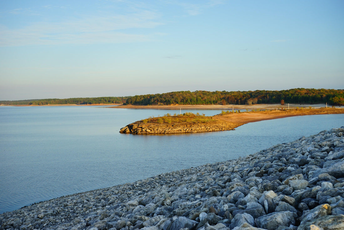 Beautiful Sardis Lake and dam, Mississippi 2000pc Puzzle