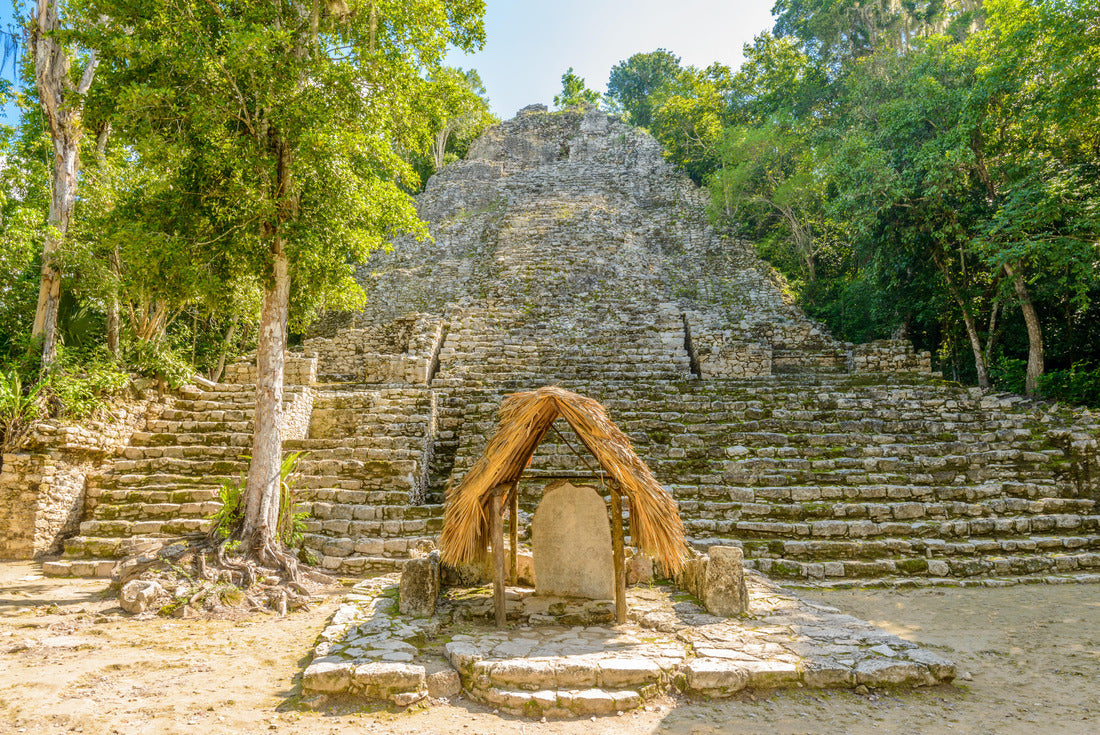 Fragment of Mayan Pyramid in Coba. Mexico 2000pc Puzzle