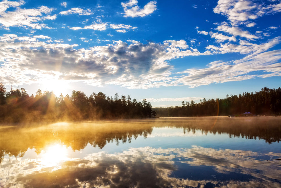 Sunrise Over Misty Lake in Payson Arizona 2000pc Puzzle