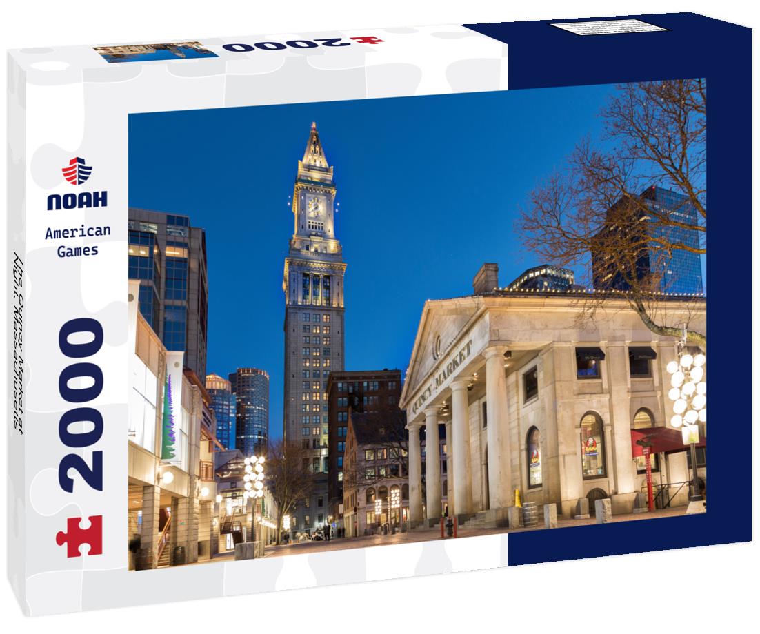 The Quincy Market at Night, Massachusetts 2000pc Puzzle