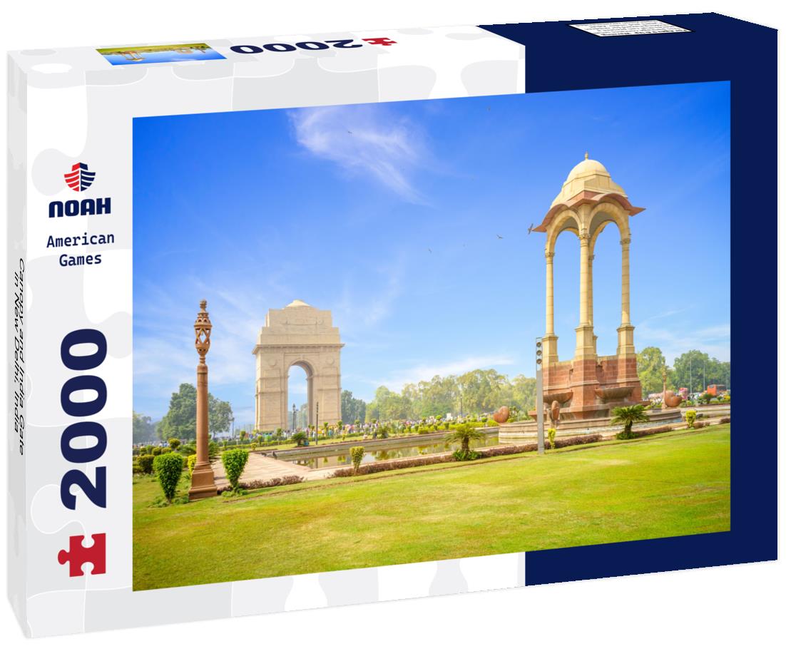 Canopy and India Gate in New Delhi, India 2000pc Puzzle