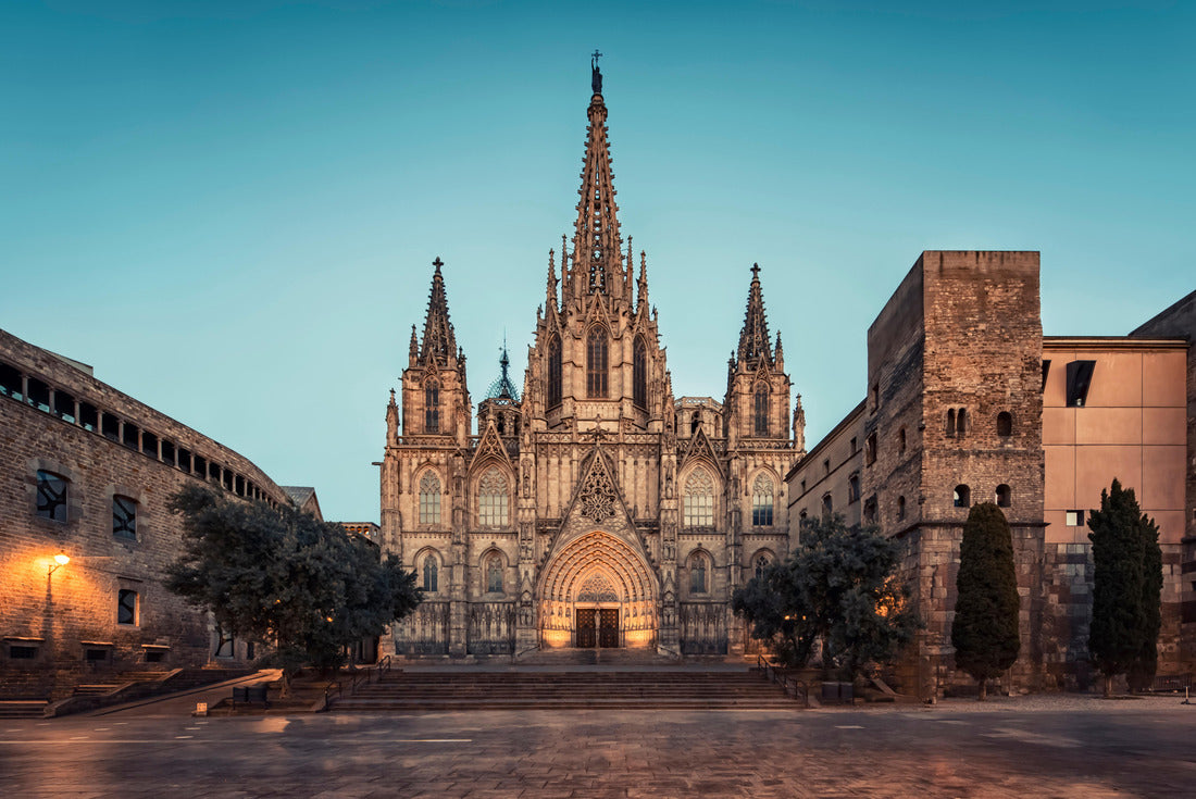 Barcelona Cathedral in the evening, Spain 2000pc Puzzle