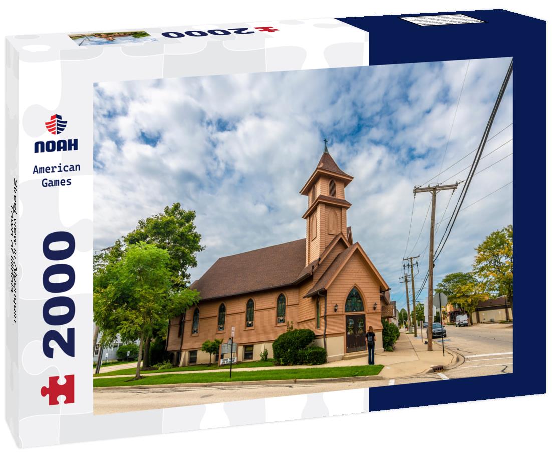 Street view in Algonquin Town of Illinois 2000pc Puzzle