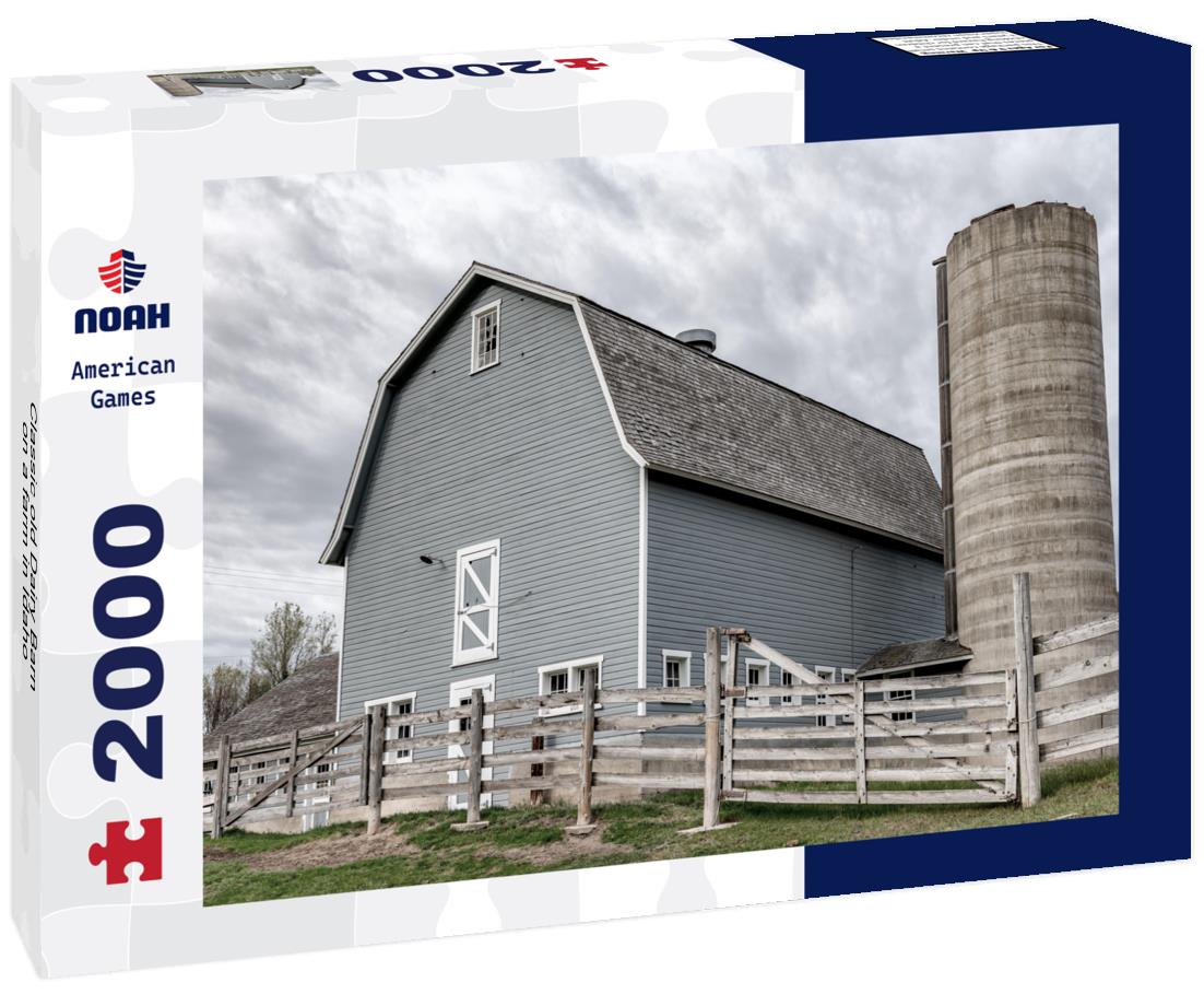 Classic old Dairy Barn on a farm in Idaho 2000pc Puzzle
