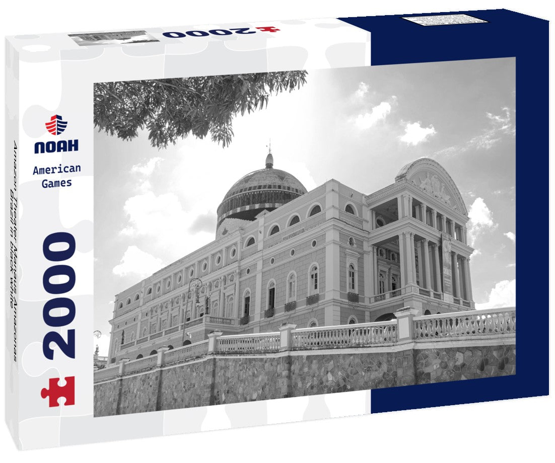 Amazon Theater Manaus Amazonas Brazil 2000pc PuzzleBlack and White