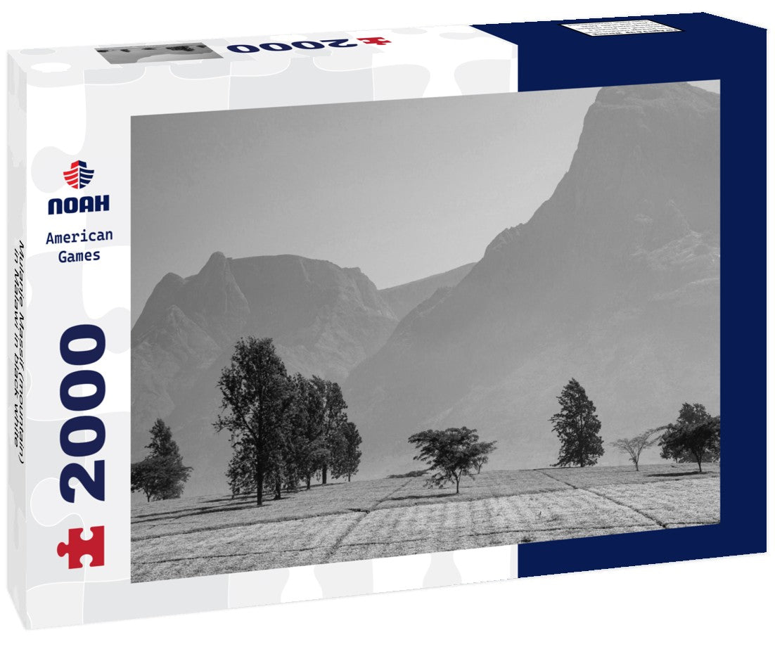 Mulanje Massif (mountain) in Malawi 2000pc PuzzleBlack and White