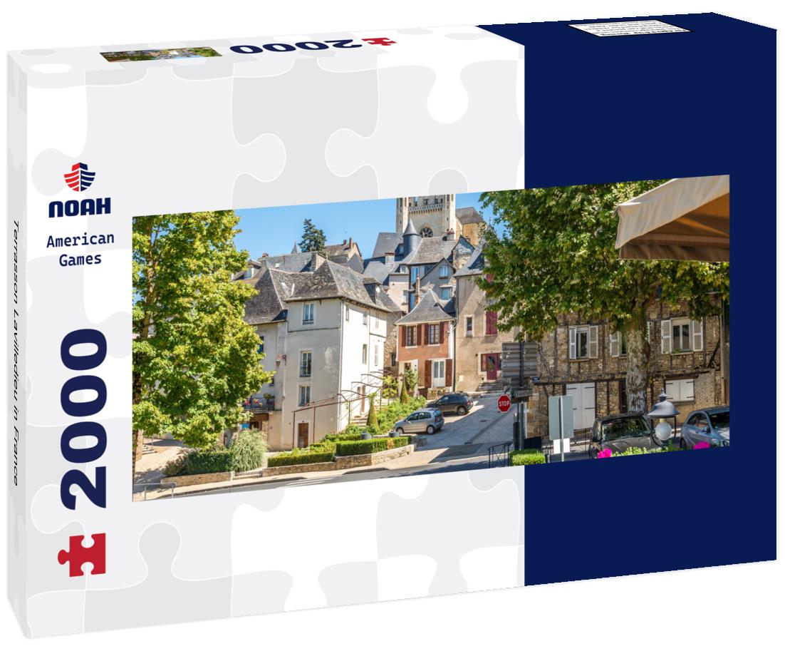 Terrasson Lavilledieu in France 2000pc Panoramic Puzzle