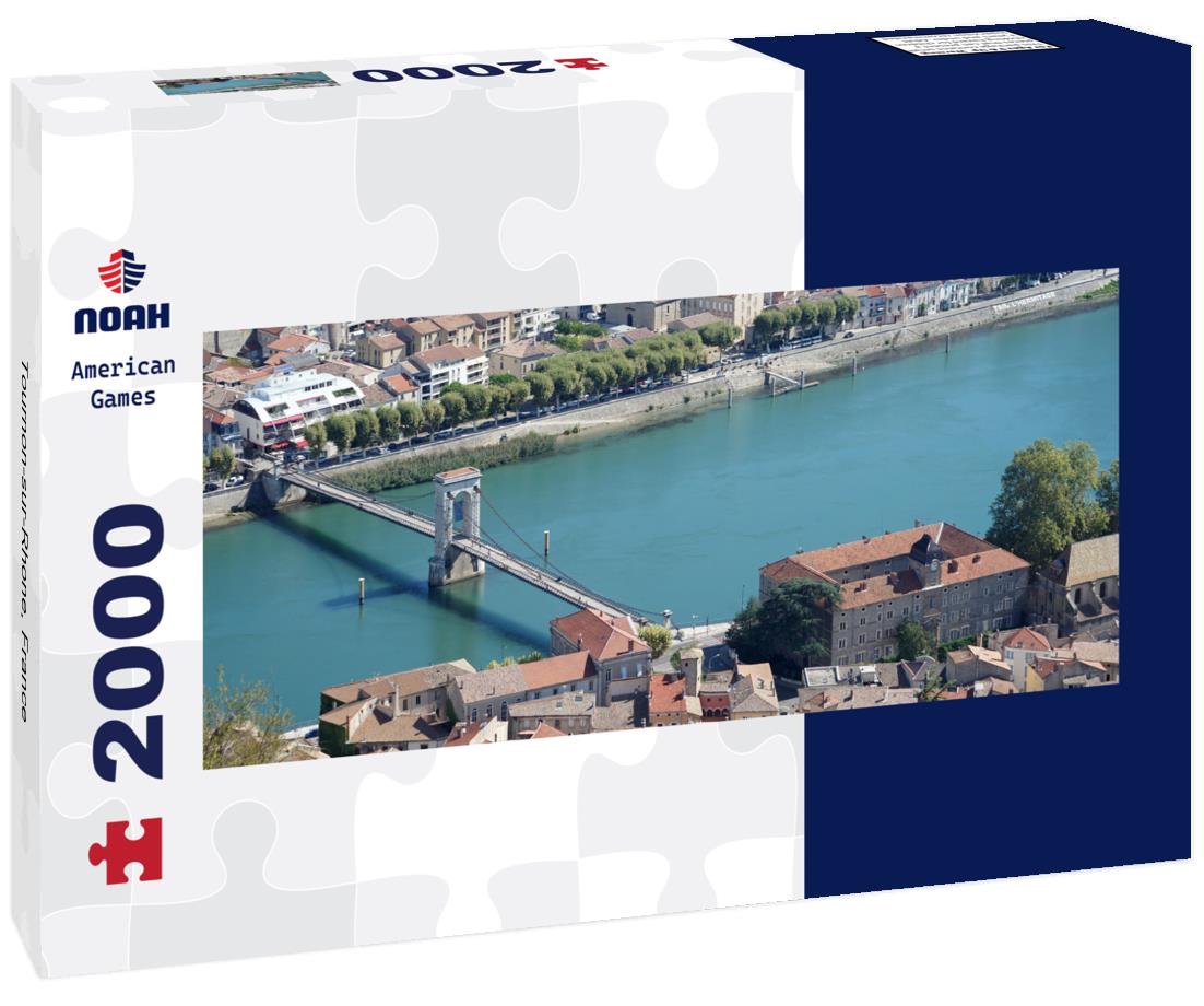 Tournon-sur-Rhone, France 2000pc Panoramic Puzzle