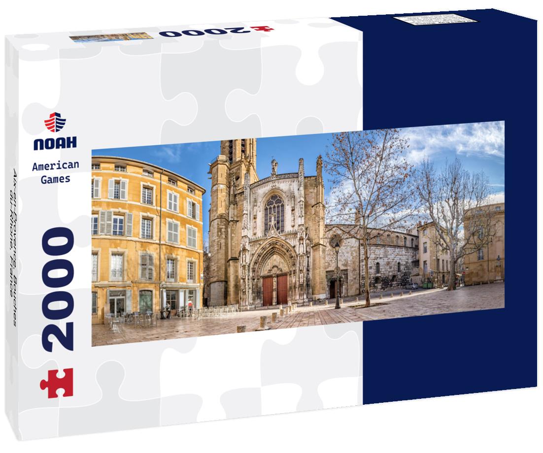 Aix-en-Provence, Bouches-du-Rhone, France 2000pc Panoramic Puzzle