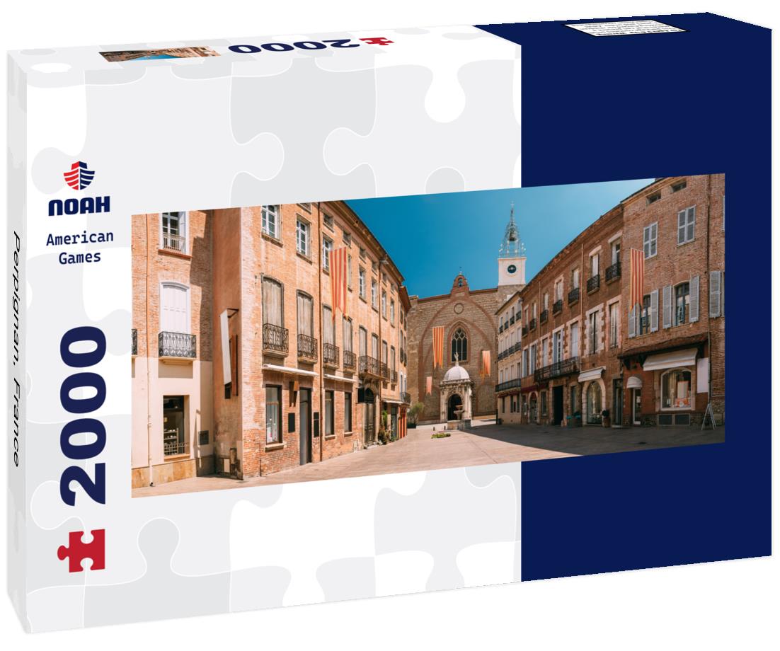 Perpignan, France 2000pc Panoramic Puzzle