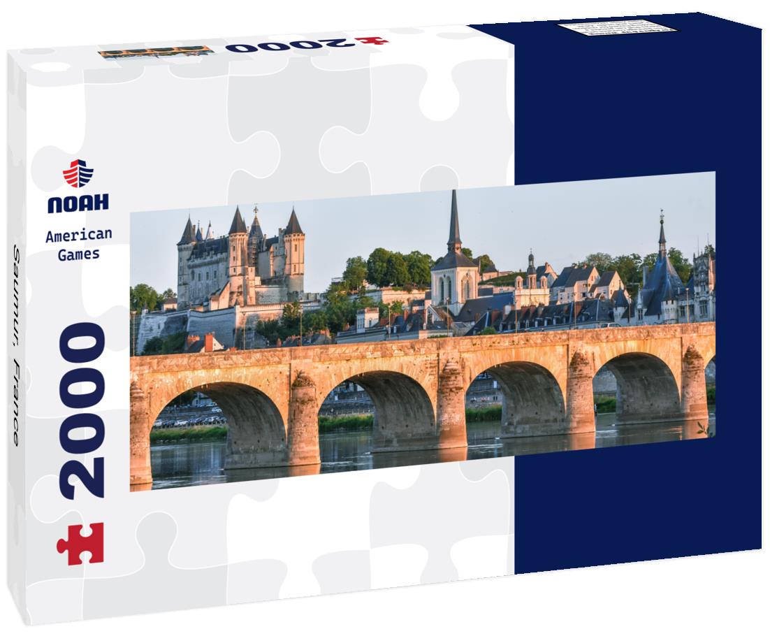 Saumur, France 2000pc Panoramic Puzzle