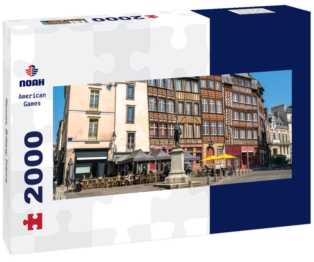 Rennes, Brittany, France 2000pc Panoramic Puzzle