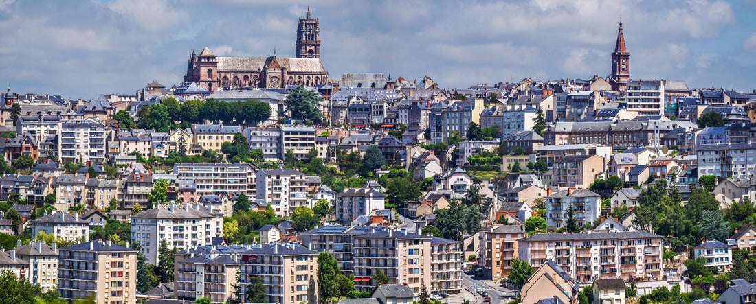 Rodez, France 2000pc Panoramic Puzzle