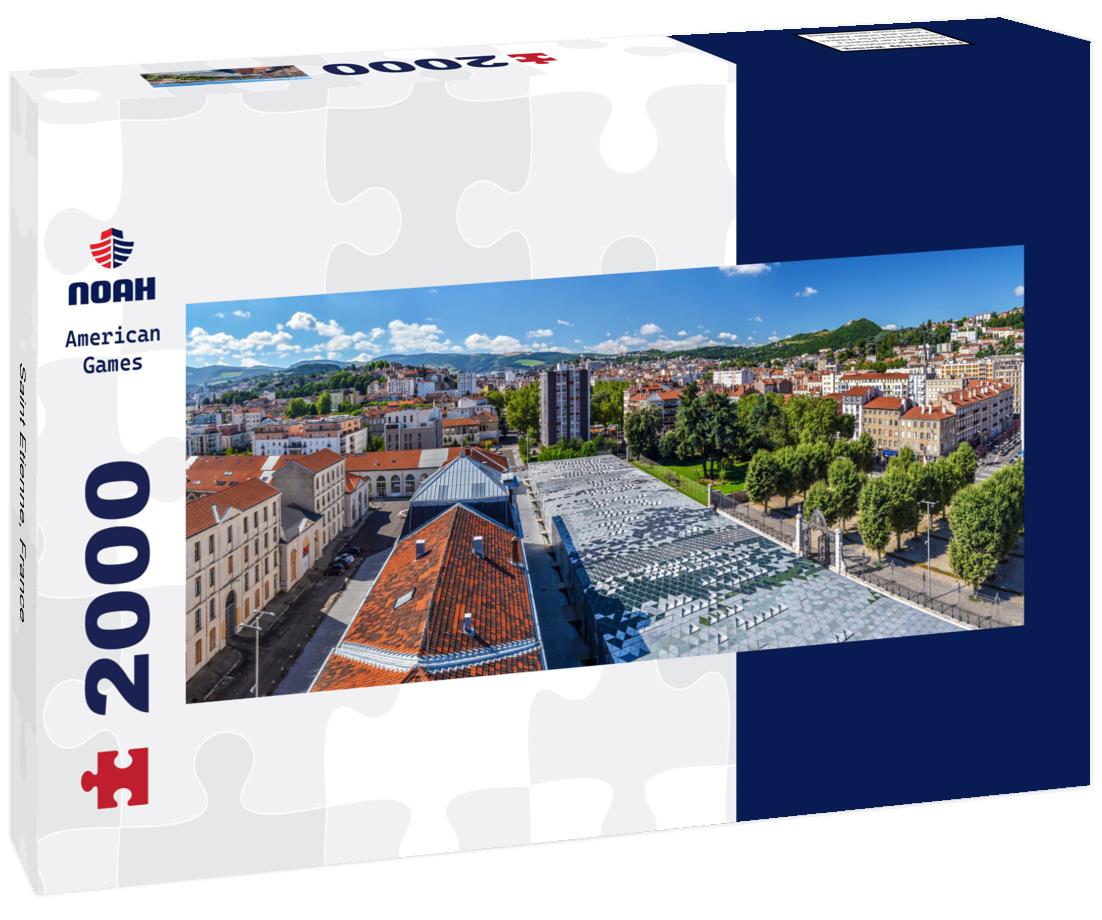 Saint Etienne, France 2000pc Panoramic Puzzle