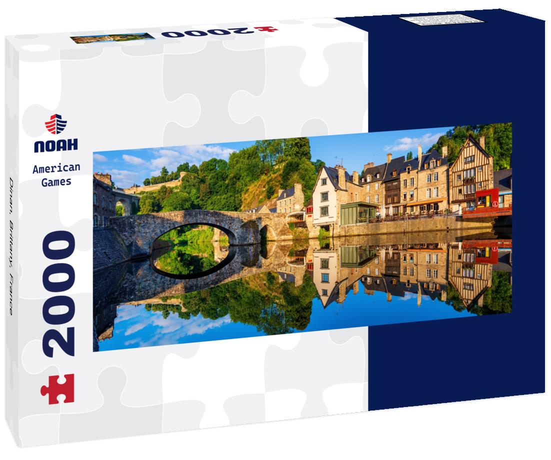 Dinan, Brittany, France 2000pc Panoramic Puzzle