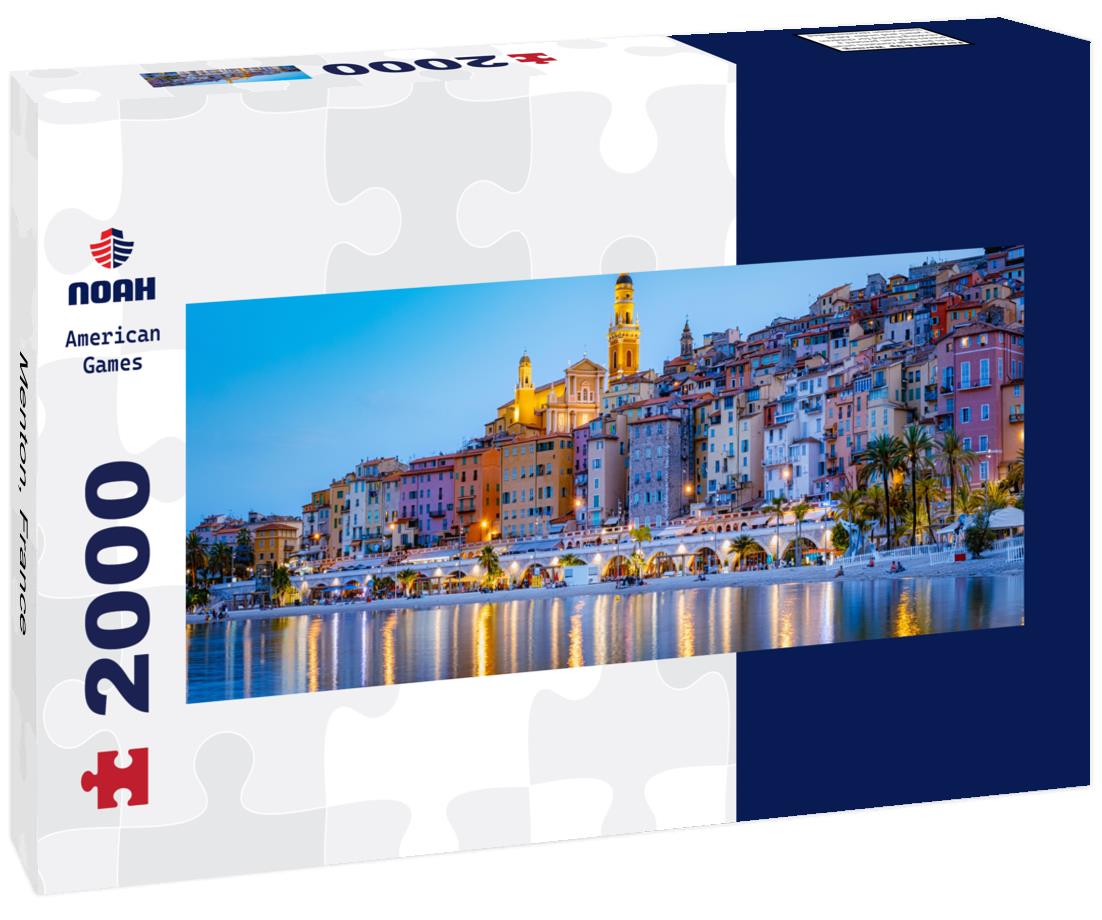 Menton, France 2000pc Panoramic Puzzle