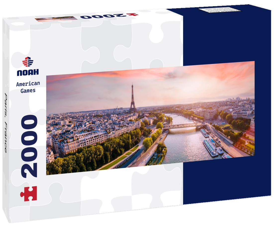 Paris, France 2000pc Panoramic Puzzle