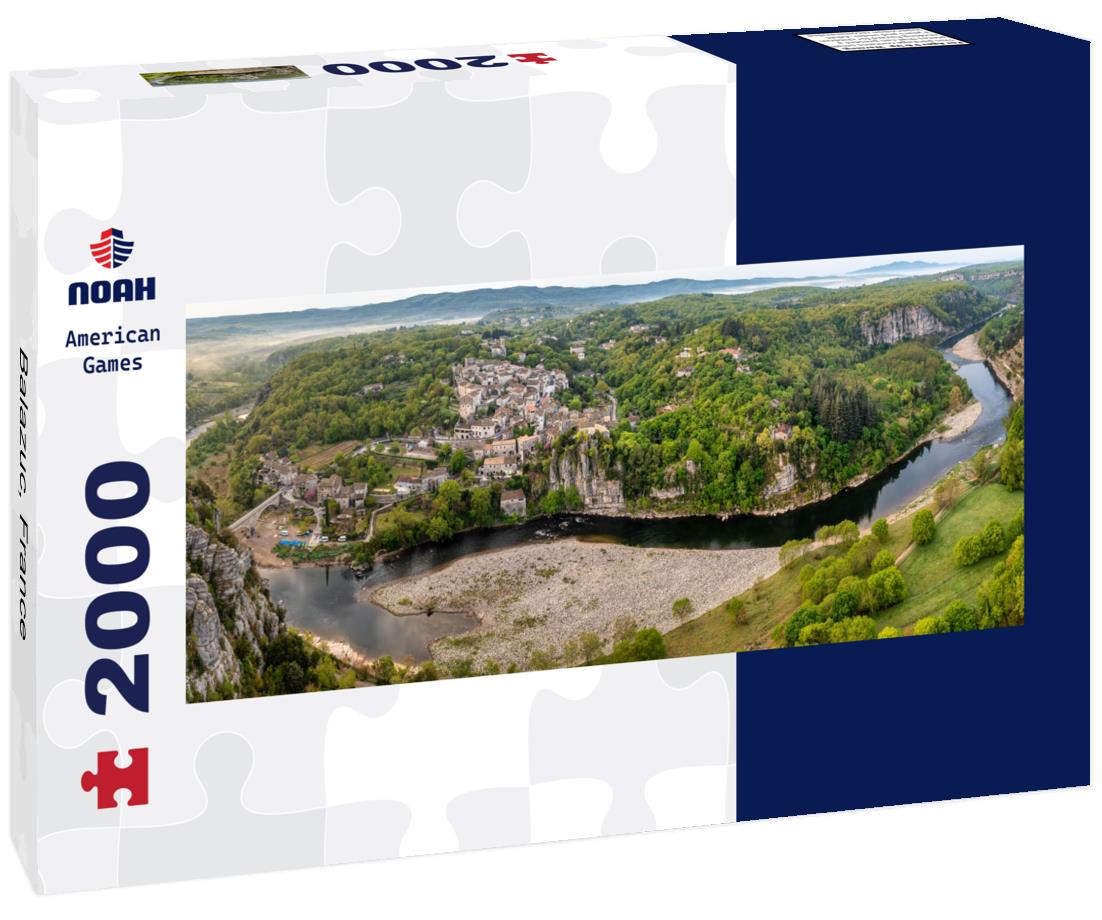 Balazuc, France 2000pc Panoramic Puzzle