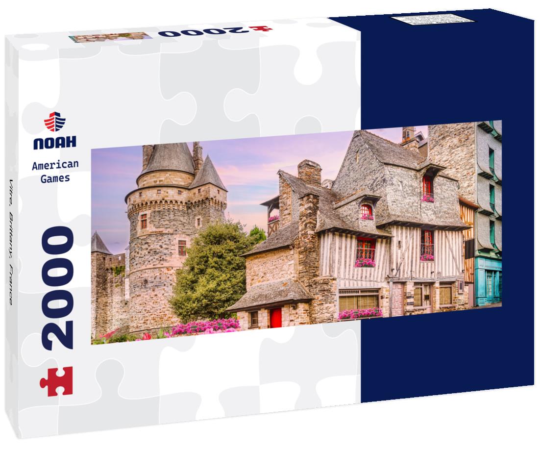 Vitre, Brittany, France 2000pc Panoramic Puzzle