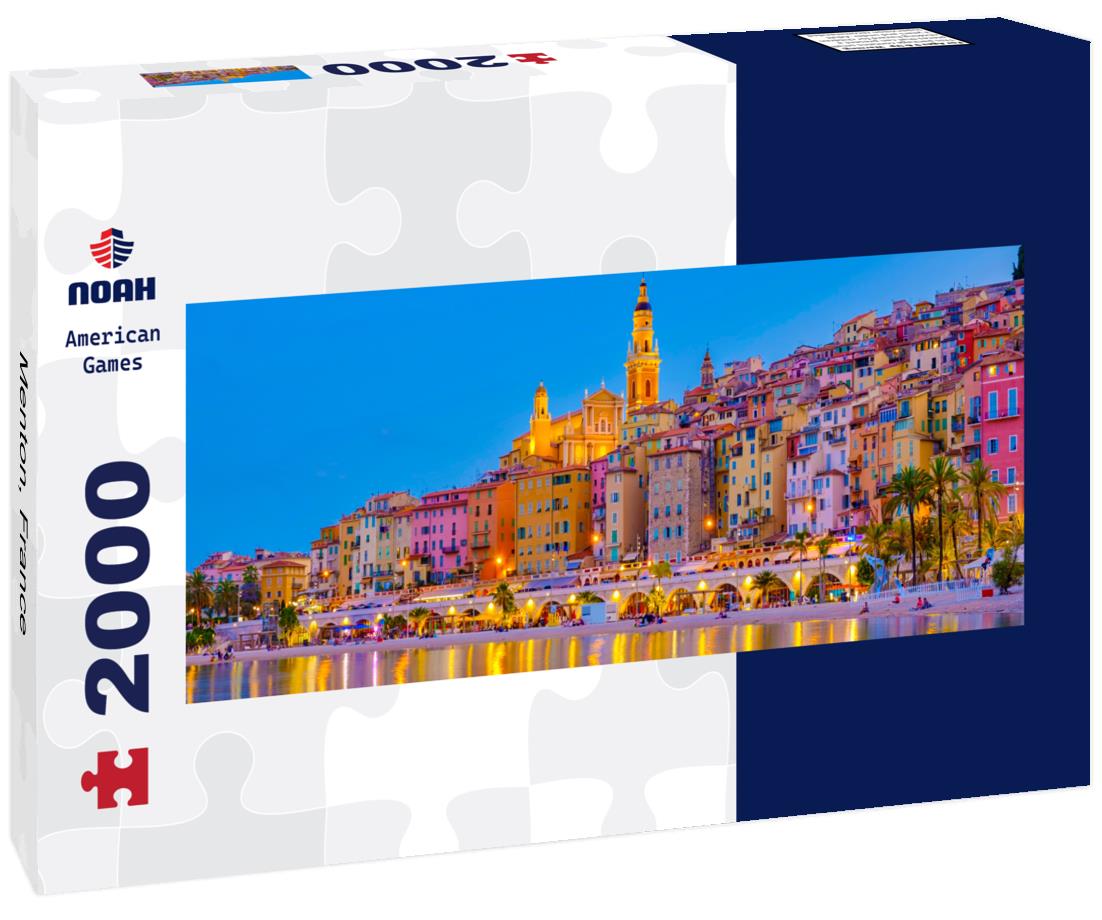 Menton, France 2000pc Panoramic Puzzle