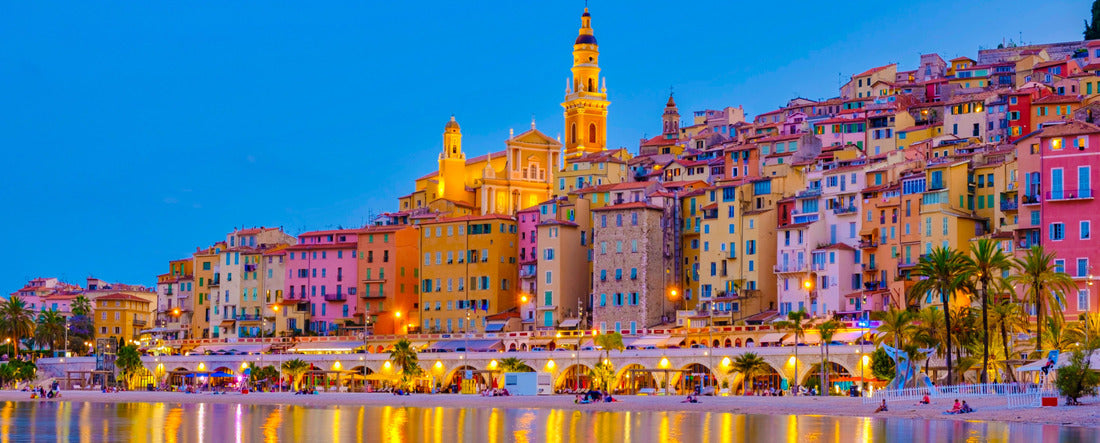 Menton, France 2000pc Panoramic Puzzle