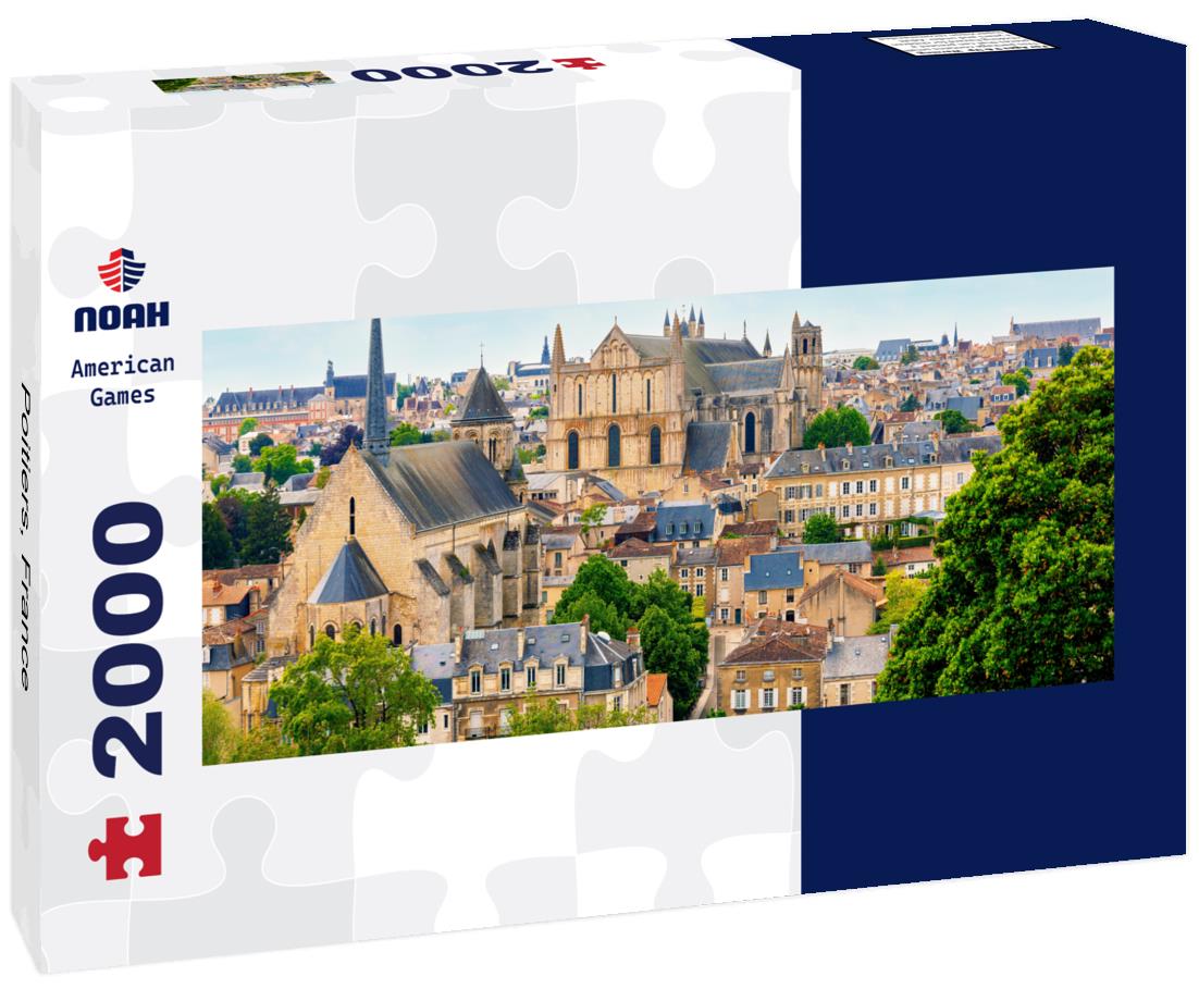 Poitiers, France 2000pc Panoramic Puzzle