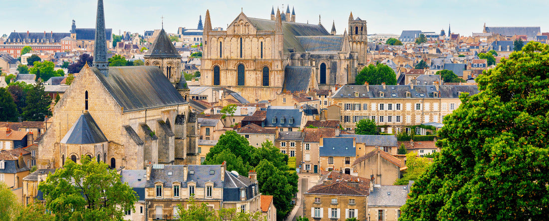 Poitiers, France 2000pc Panoramic Puzzle