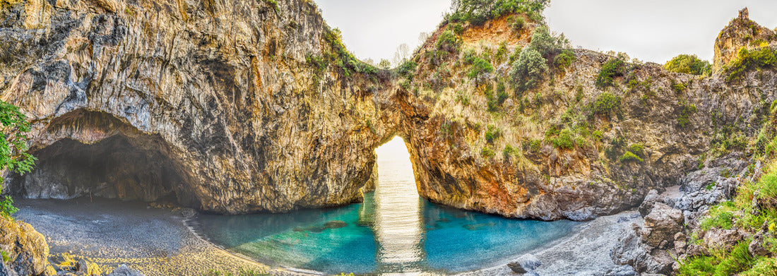 Noah Jigsaw Puzzle Arcomagno Beach on the coast of the Cedars, Tyrrhenian Sea, panorama Panorama 1000 Pieces