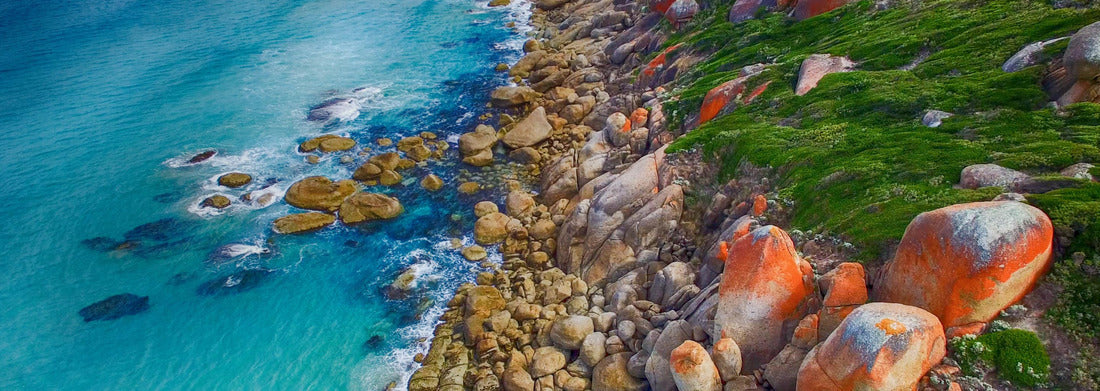 Noah Jigsaw Puzzle Wilsons Promontory coastline, aerial view, Victoria, Australia, panorama Panorama 1000 Pieces