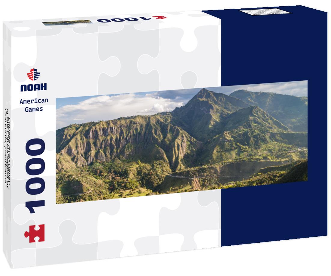 Ullucos river valley in the Cauca region of Colombia, 1000pc Panoramic Puzzle